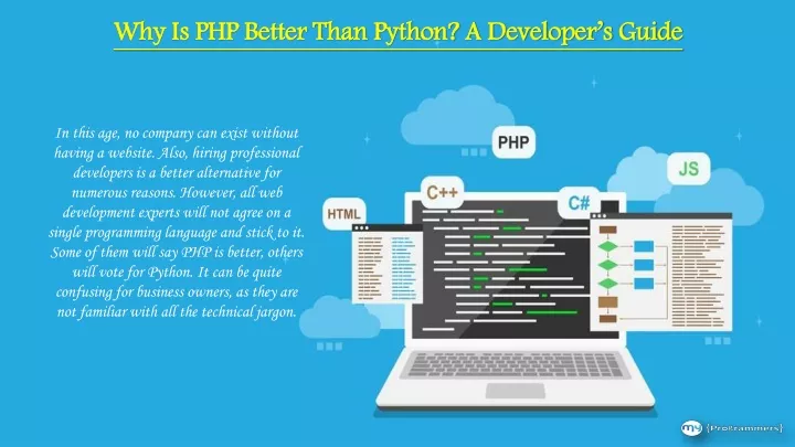 why is php better than python a developer s guide