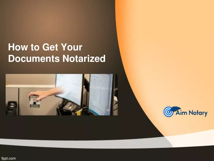 how to get your documents notarized