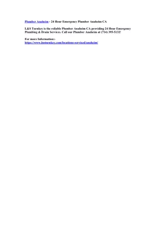 plumber anaheim 24 hour emergency plumber anaheim