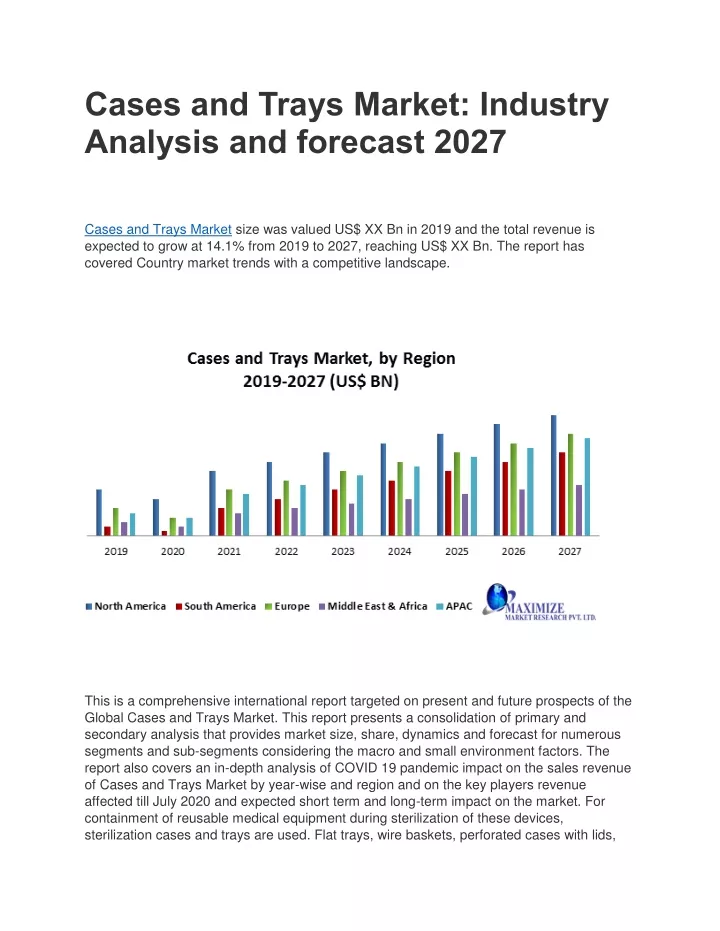 cases and trays market industry analysis