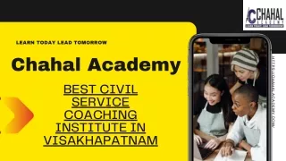 Best Civil Service Coaching Institute in Visakhapatnam | Chahal Academy