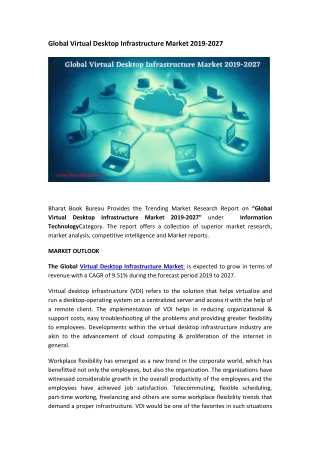 global virtual desktop infrastructure market 2019