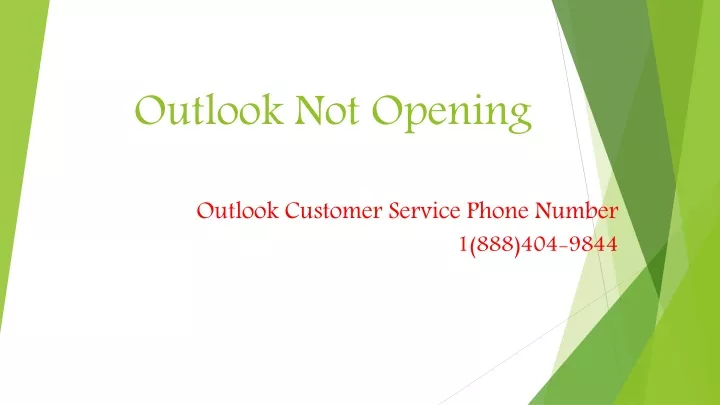 outlook not opening