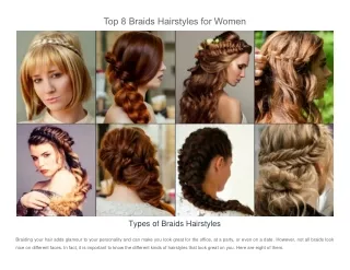 Top 8 Braids Hairstyles