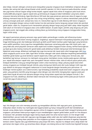 4 Sampel Paling Baik Agen Bola Indonesia