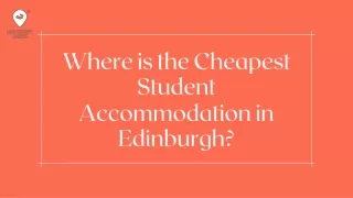 where is the cheapest student accommodation