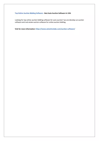 top online auction bidding software best auto