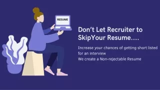 Resume writing Services