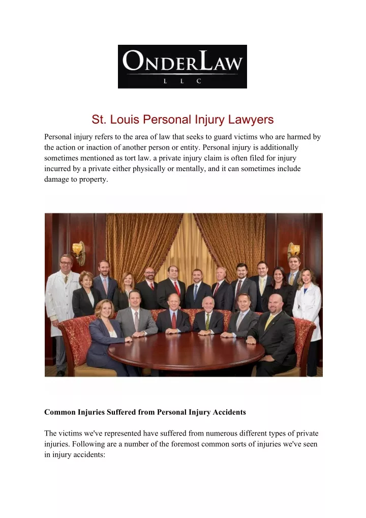 st louis personal injury lawyers