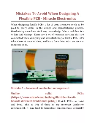 mistakes to avoid when designing a flexible