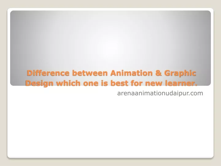 difference between animation graphic design which one is best for new learner