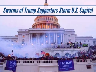 Swarms of Trump supporters storm U.S. Capitol