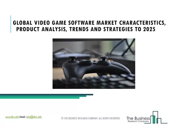 global video game software market characteristics