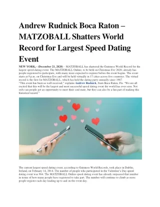 andrew rudnick boca raton matzoball shatters