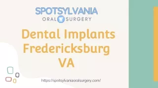 Best Dental Implants in Fredericksburg VA - Spotsylvania Oral Surgery