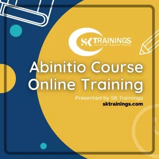 Abinitio Online Training | SK Trainings