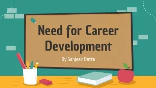 need for career development