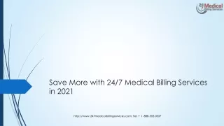 Save More with 247 Medical Billing Services in 2021
