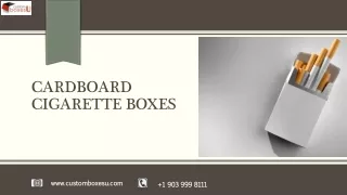 cardboard cigarette boxes