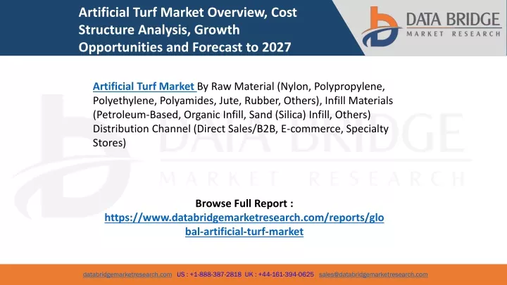 artificial turf market overview cost structure