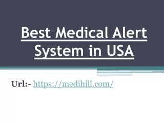 best medical alert system in usa