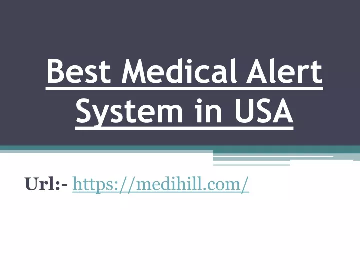 best medical alert system in usa