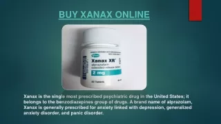Buy Xanax Online At An Affordable Price!