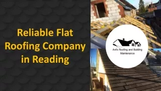 Reliable Flat Roofing Company in Reading