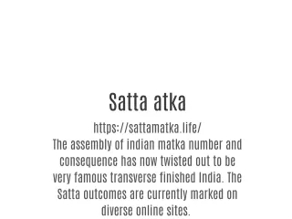 Satta Matka