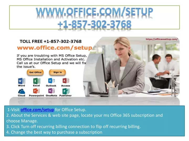 www office com setup 1 857 302 3768