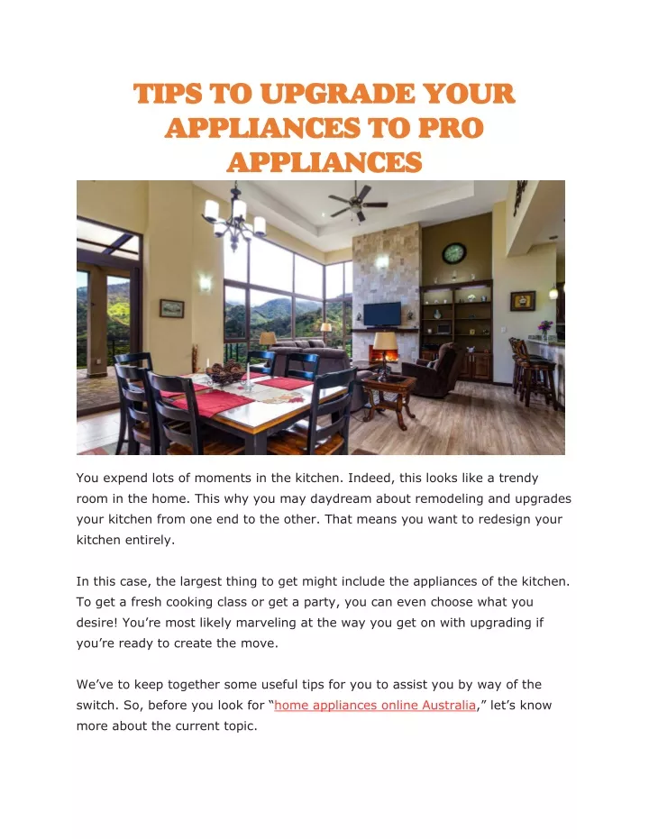 tips to upgrade your appliances to pro appliances