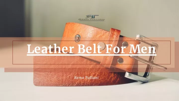 leather belt for men