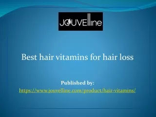 Best hair vitamins for hair loss