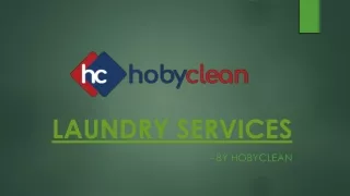 Laundry Services – Hobyclean