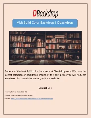 visit solid color backdrop dbackdrop