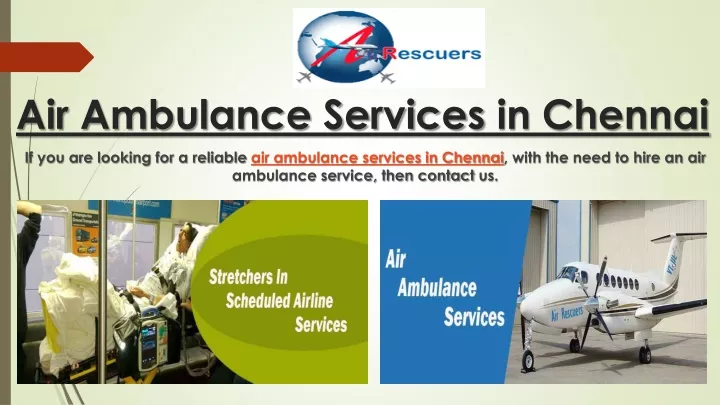 air ambulance services in chennai