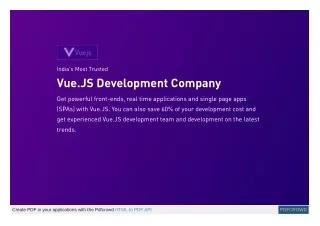 india s most trusted vue js development company