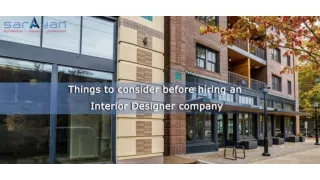 Things to consider before hiring an Interior Designer company
