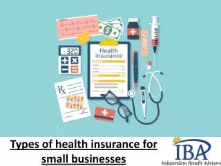 Types of health insurance nc for small businesses