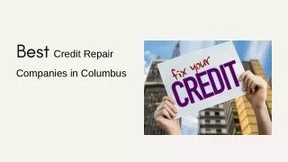 Which is the best company for credit repair companies in Columbus?