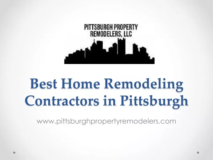 best home remodeling contractors in pittsburgh