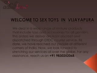 welcome to sex toys in vijayapura