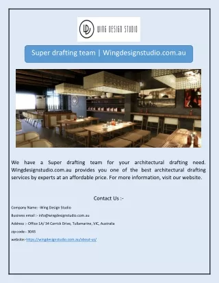 super drafting team wingdesignstudio com au