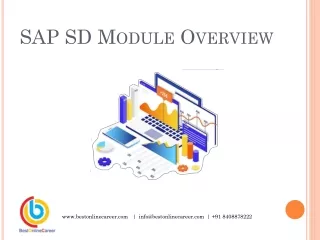 SAP SD PPT | SAP Sales and distribution  overview