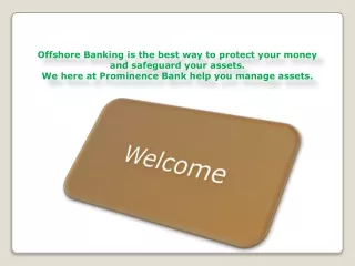 offshore banking is the best way to protect your