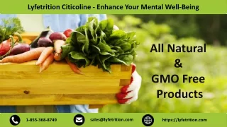 Lyfetrition Citicoline - Enhance Your Mental Well-Being