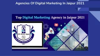 Agencies Of Digital Marketing In Jaipur 2021
