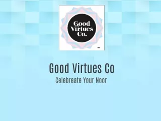 Good Virtues Co Brand