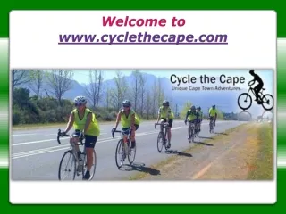 The Road Cycling Tours in Cape Town-The Ideal Way to Enjoy During a Vacation