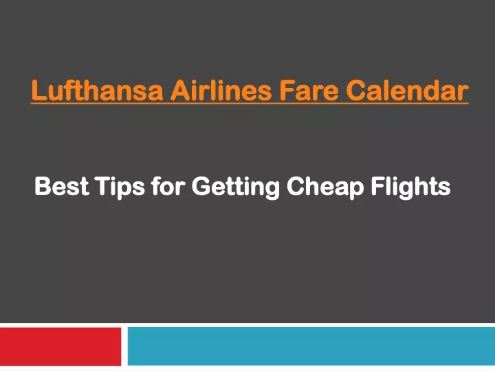 lufthansa airlines fare calendar